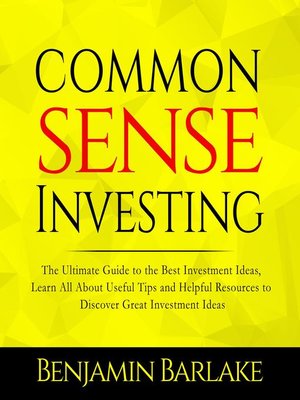 cover image of Common Sense Investing